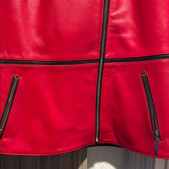 Red Leather Jacket - Picture 3 of 9